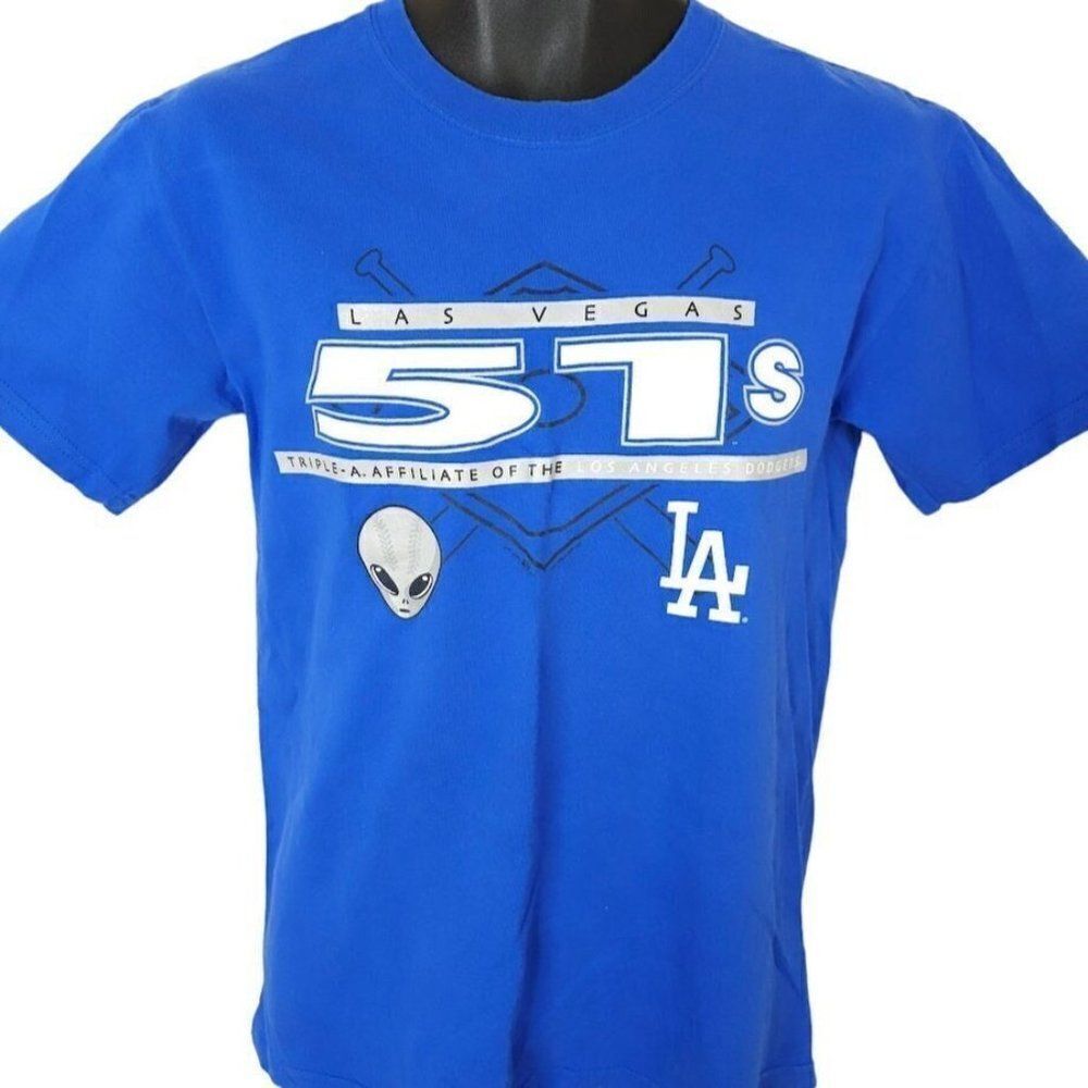 Las Vegas 51s T Shirt Mens Size Small Vintage Y2K Minor League Baseball MiLB LA